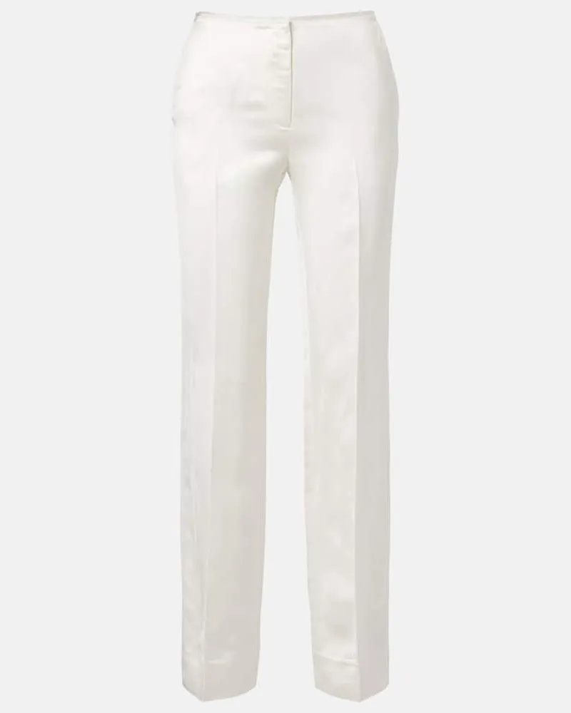 Totême Pantaloni regular Bianco