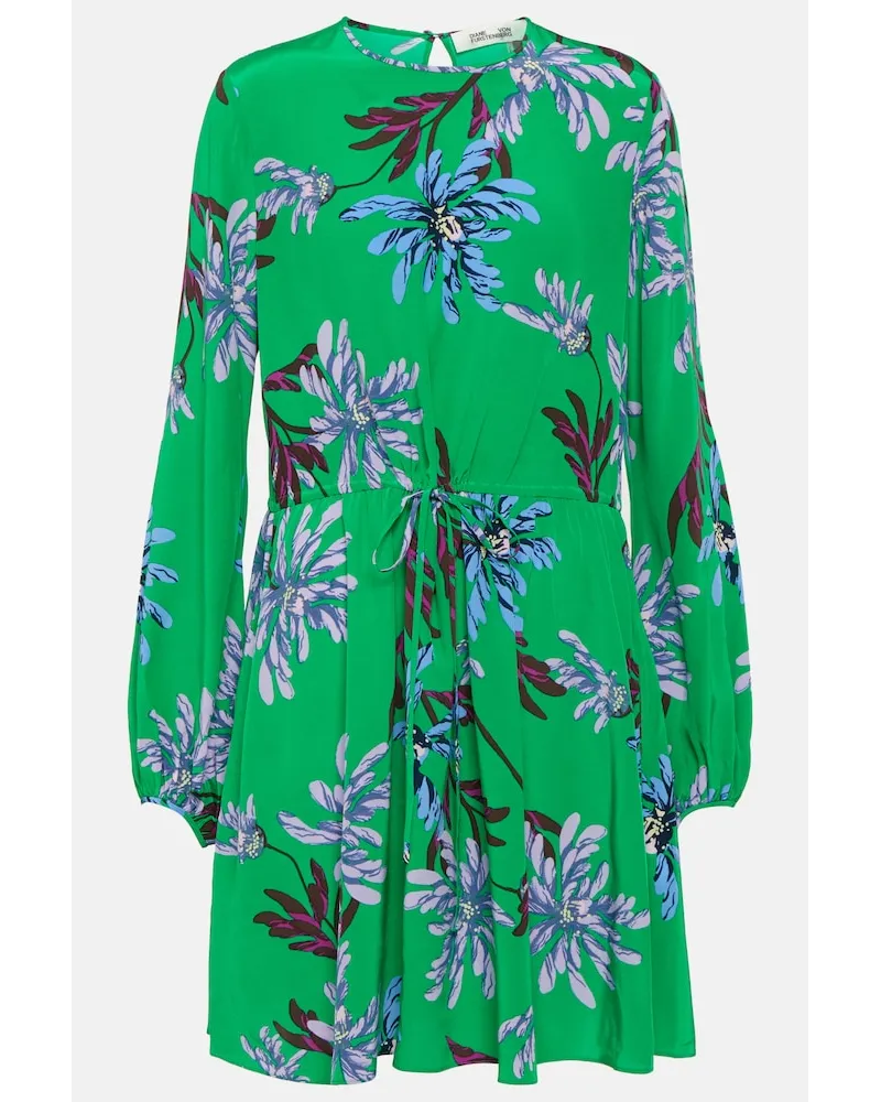 Diane von Furstenberg Miniabito Sydney con stampa floreale Multicolore
