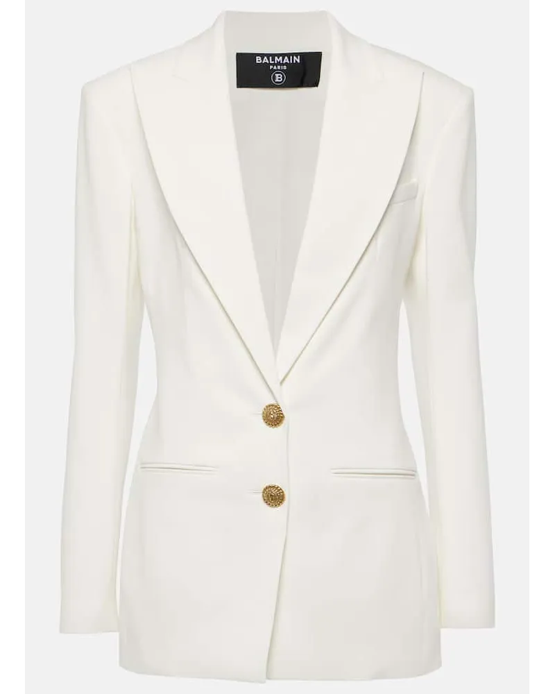 Balmain Blazer monopetto Bianco