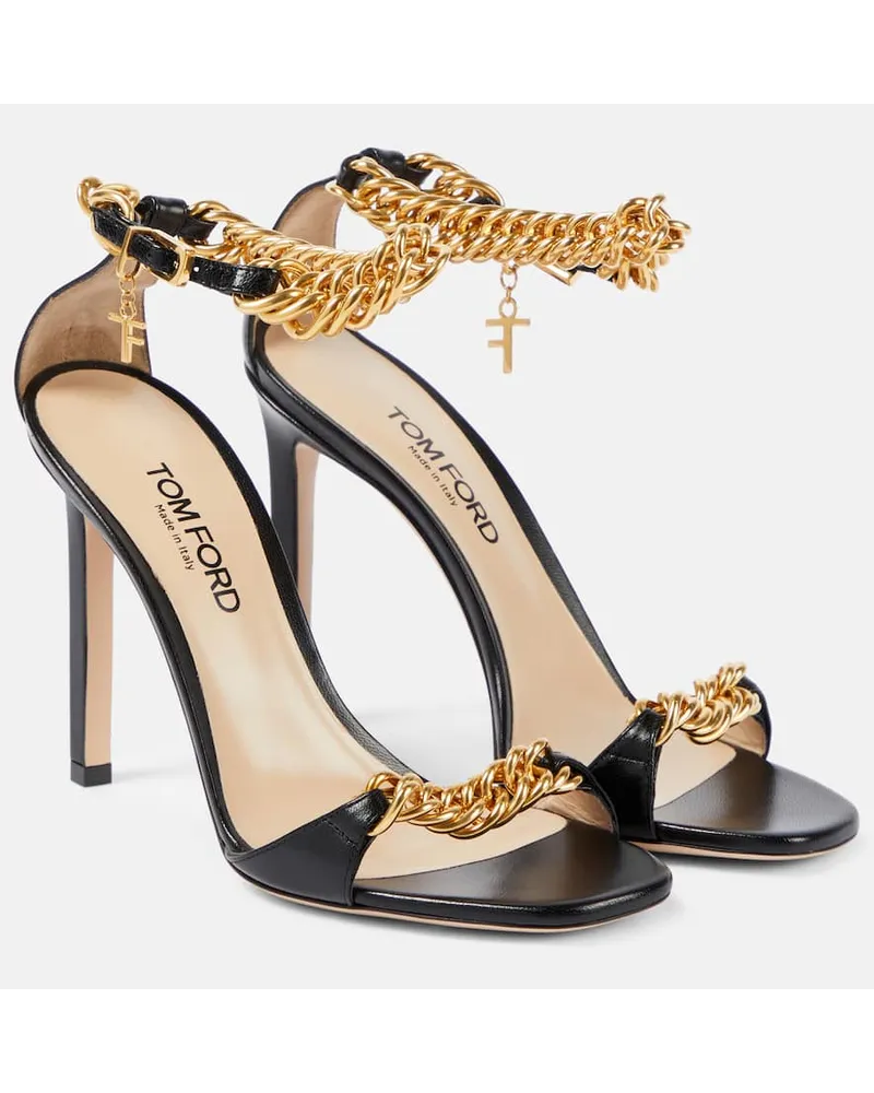 Tom Ford Sandali Zenith 105 in pelle Nero