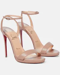 Christian Louboutin Sandali Loubi Queen 120 in pelle Marrone