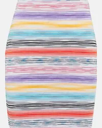 Missoni Minigonna in maglia a righe Multicolore