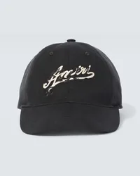 Amiri Cappello da baseball in cotone Nero