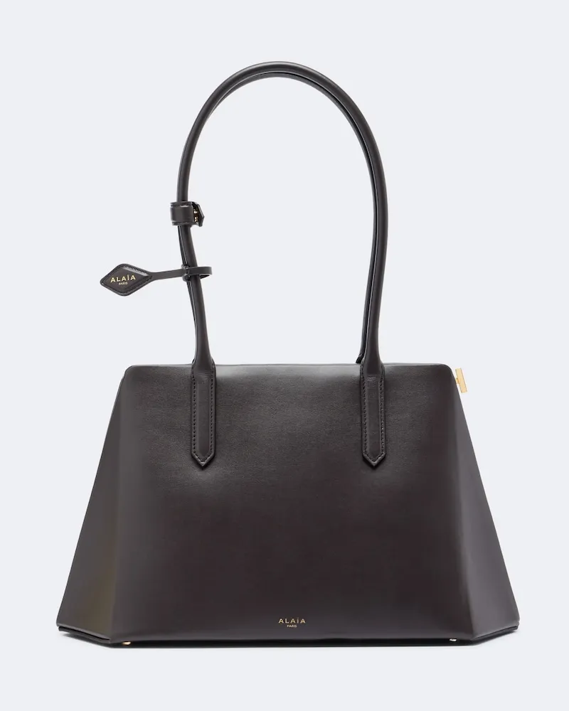 Alaïa Alaïa Borsa a spalla Prisme in pelle Marrone