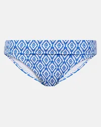 Heidi Klein Slip bikini Sardinia con stampa Blu