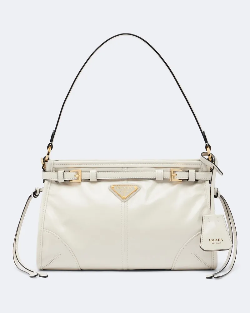 Prada Borsa a mano Prada Bonnie Small in pelle Bianco
