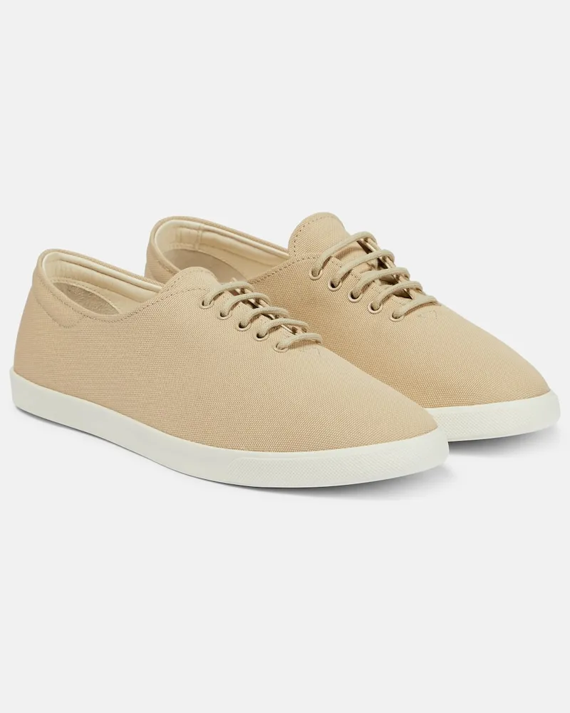 The Row Sneakers in canvas Bianco