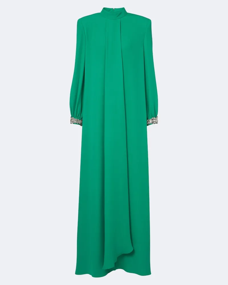 Valentino Garavani Abito lungo in Cady Couture Verde