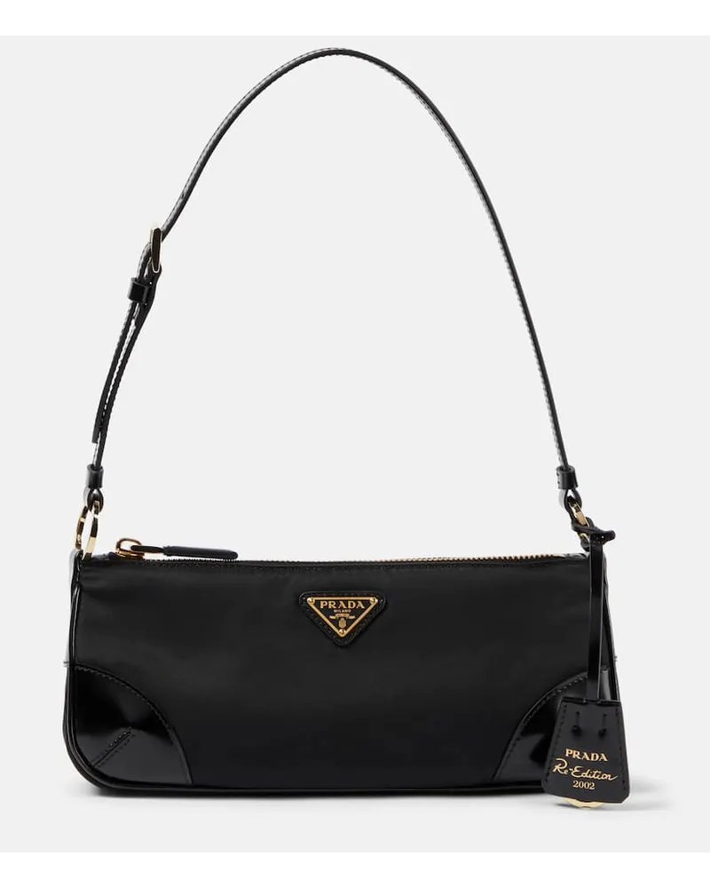 Prada Borsa a spalla Re-Edition 2002 in Re-Nylon Nero