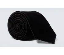 Cravatta in velluto di seta