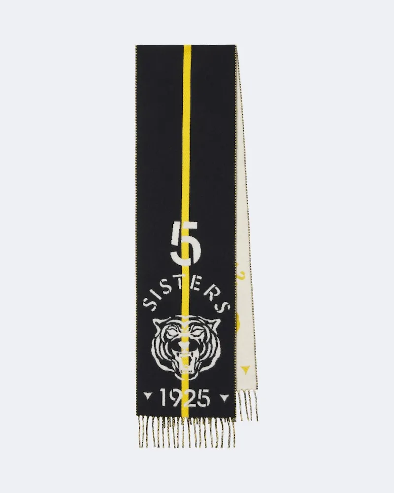 Fendi Sciarpa reversibile in lana e cashmere Nero