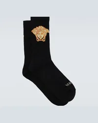 Versace Calzini La Medusa in misto cotone Multicolore