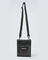 Balenciaga Borsa a tracolla Explorer in pelle Nero