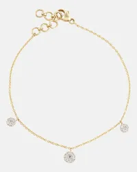 Stone & Strand Bracciale Disco in oro 10kt con diamanti Oro