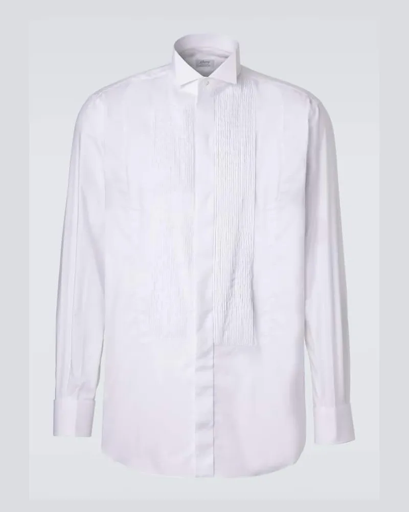 Brioni Camicia in cotone Bianco