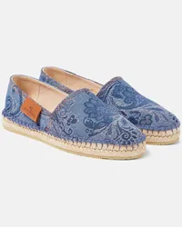 Etro Espadrillas in denim Blu