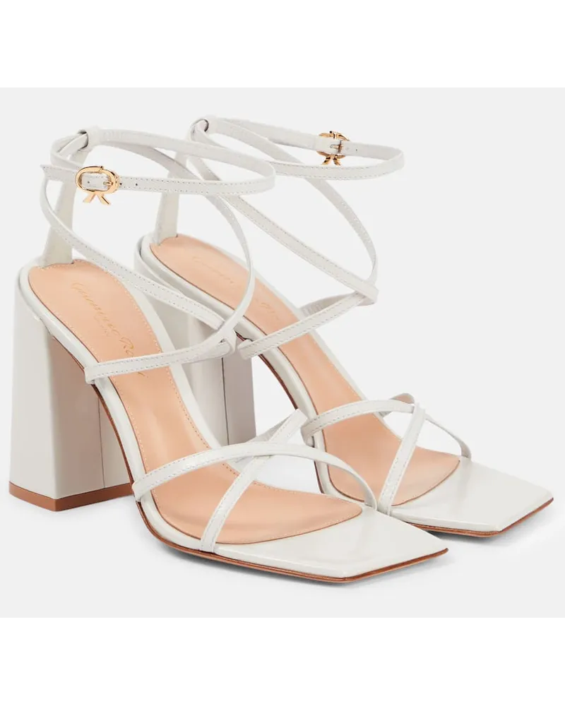 Gianvito Rossi Sandali in pelle Bianco