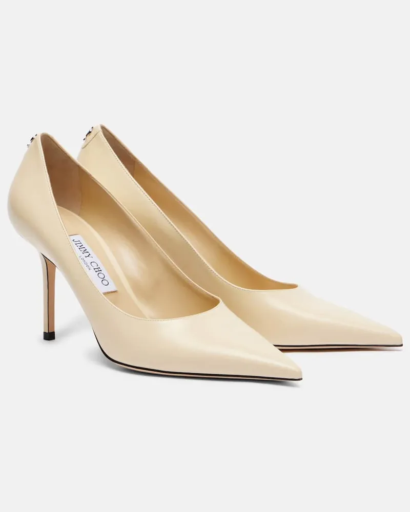 Jimmy Choo Pumps Love 85 in pelle Bianco