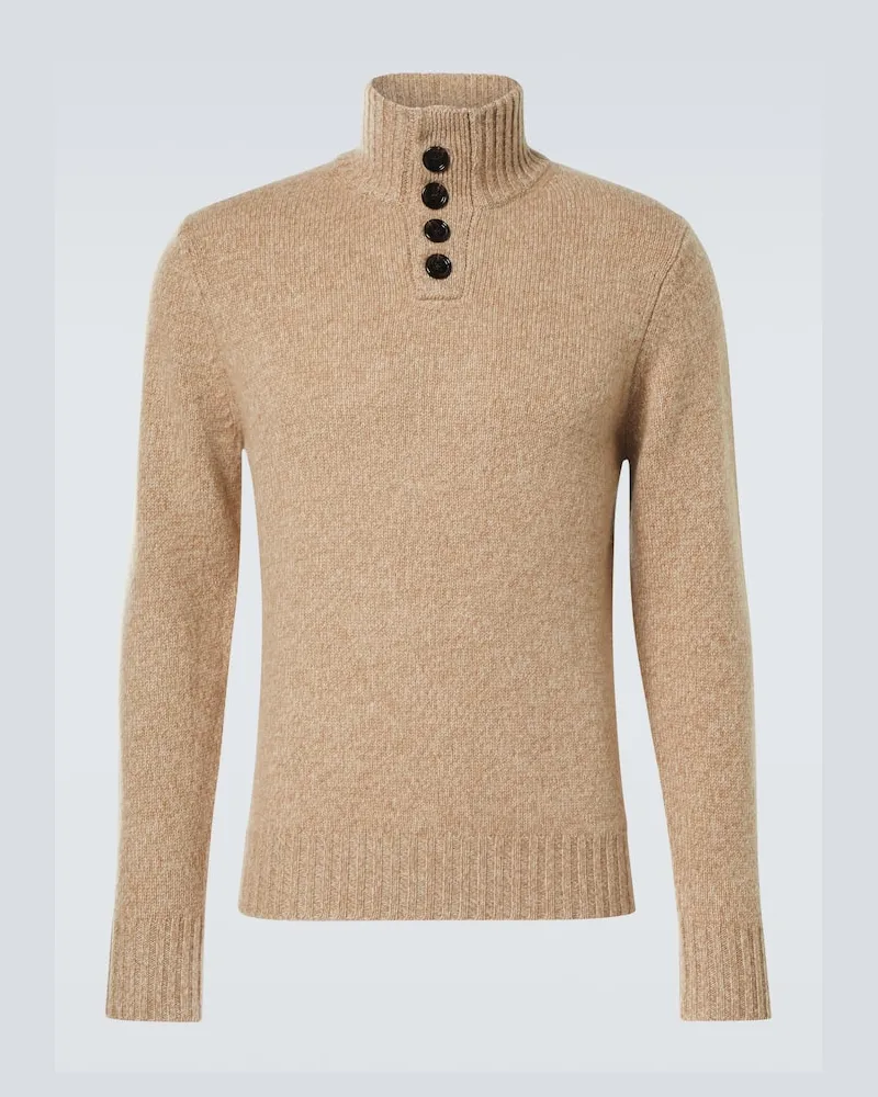 ALLUDE Pullover in cashmere Marrone