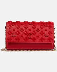 Christian Louboutin Clutch Paloma in pelle Rosso