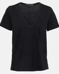 Veronica Beard T-shirt Cindy in cotone Nero