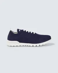 Kiton Sneakers FITS in cotone Blu