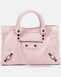 Balenciaga Borsa Le City Small in pelle Rosa