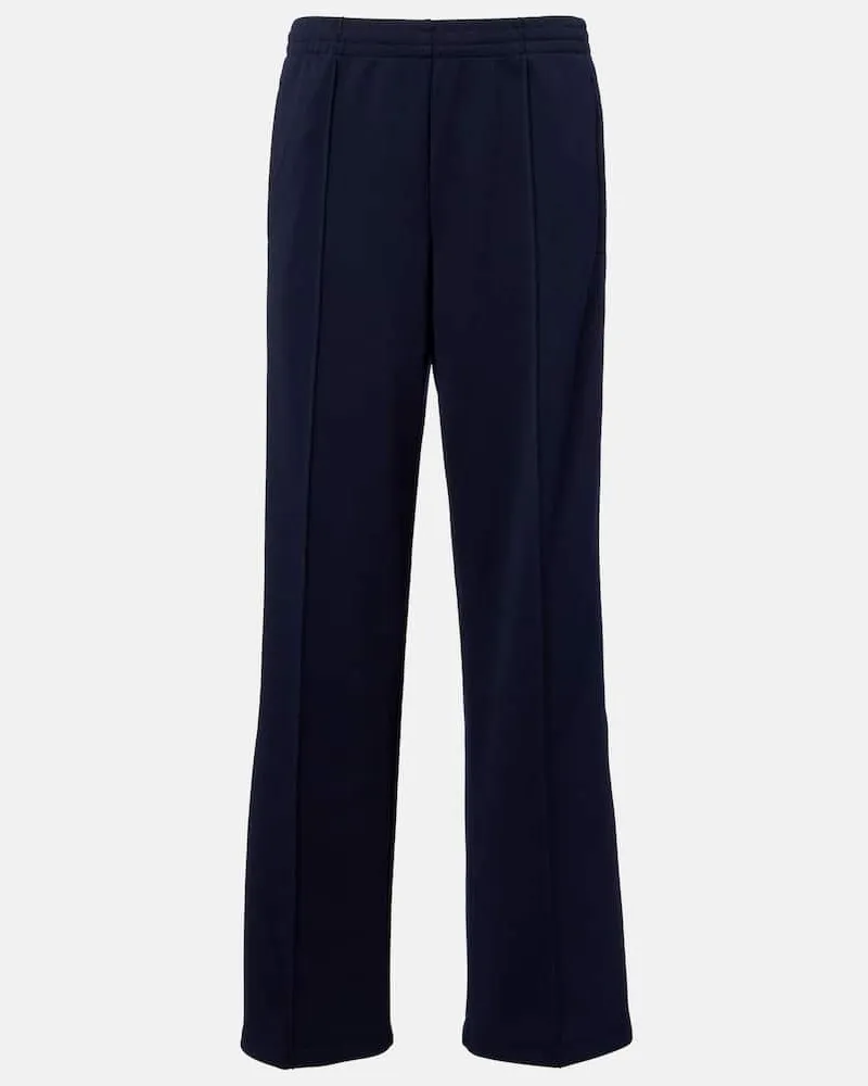 Miu Miu Pantaloni sportivi in jersey Blu