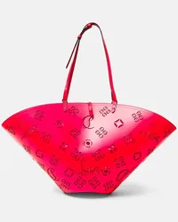 Christian Louboutin Borsa Loubifever Medium in vernice Rosa