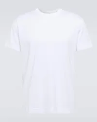 Givenchy T-shirt in jersey di cotone con ricamo Bianco