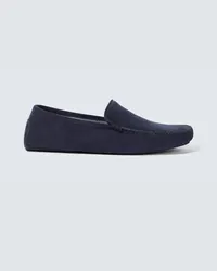 Thom Sweeney Mocassini in suede Blu