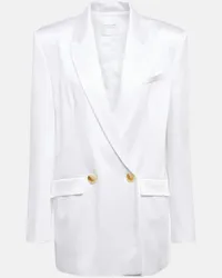 GALVAN Bridal - Blazer doppiopetto Boyfriend Bianco