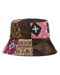 Dries van Noten Cappello da pescatore patchwork Multicolore