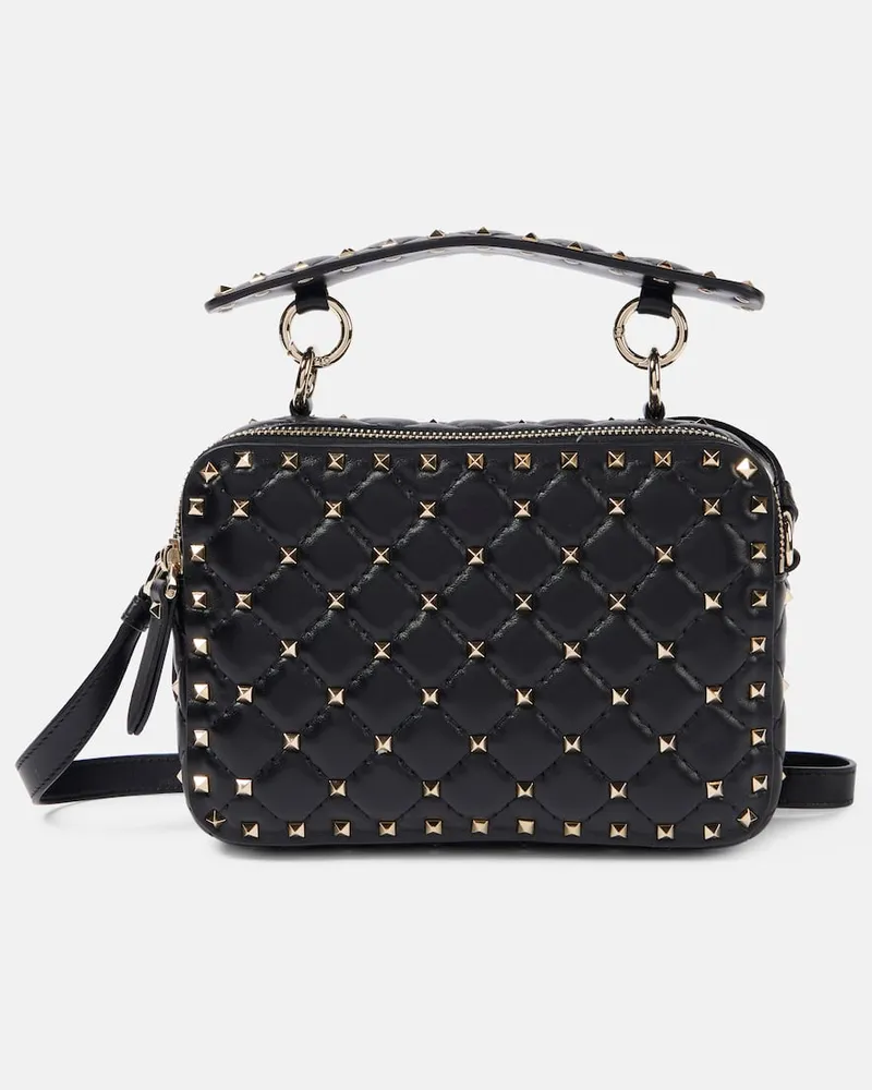 Valentino Garavani Borsa a tracolla Rockstud Spike Small Nero