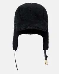 Max Mara Cappello Piroga in alpaca, lana e seta Nero