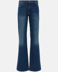 Magda Butrym Jeans flared a vita bassa Blu