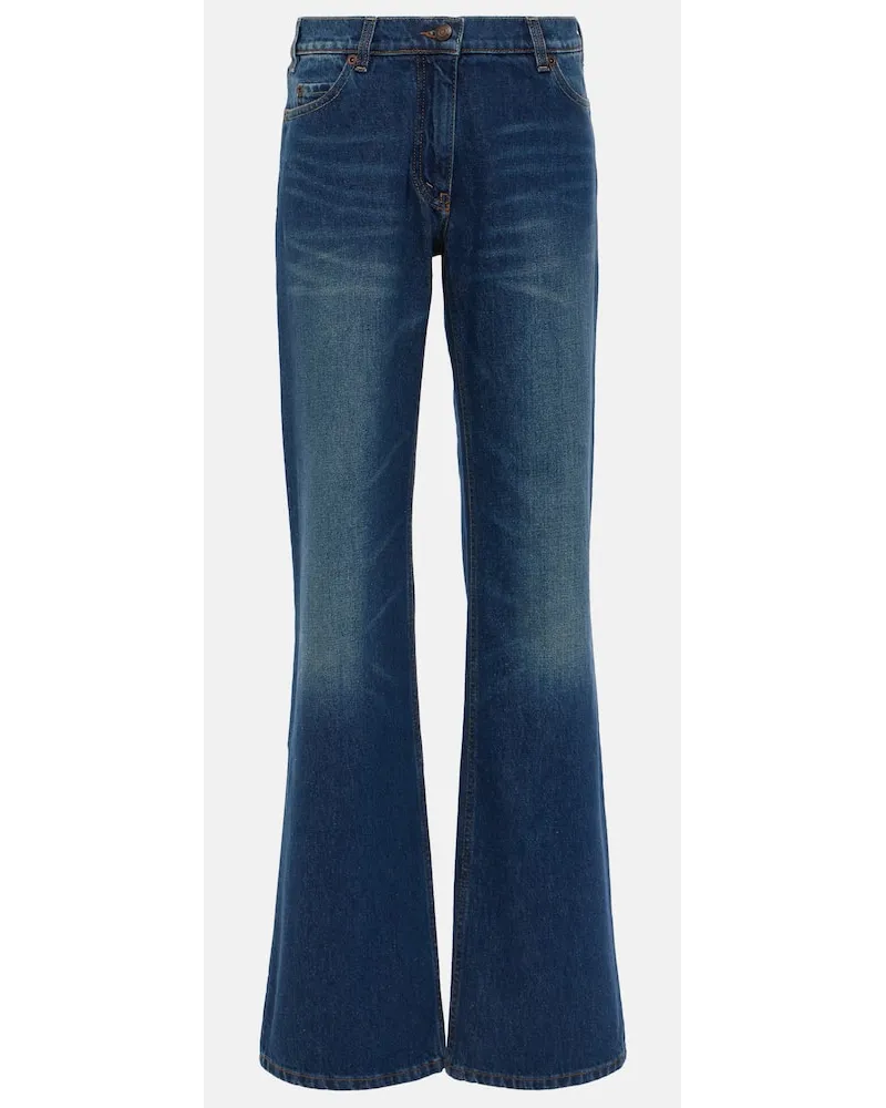 Magda Butrym Jeans flared a vita bassa Blu