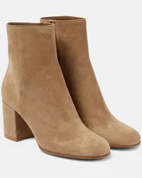 Gianvito Rossi Stivaletti Joelle in suede Beige