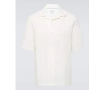 Camicia Panama in cotone a righe