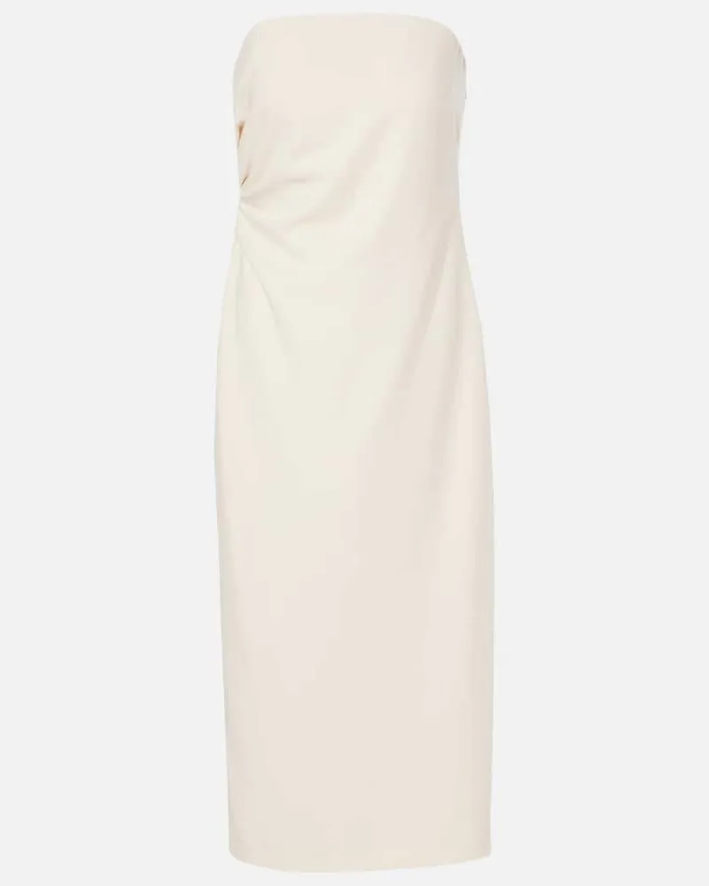 Vince Abito midi in crÃªpe Bianco