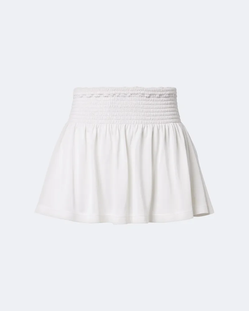 Gucci Minigonna in jersey di seta Bianco