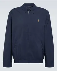 Ralph Lauren Giacca blouson in tessuto tecnico Blu