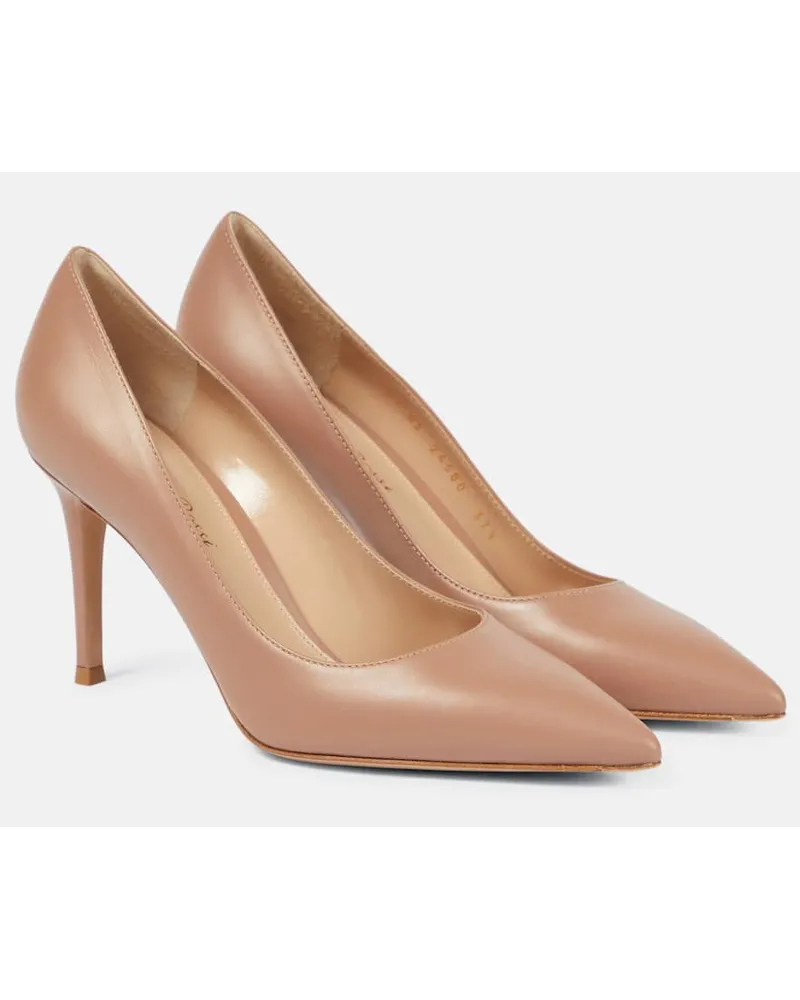Gianvito Rossi Pumps Gianvito 85 in pelle Beige