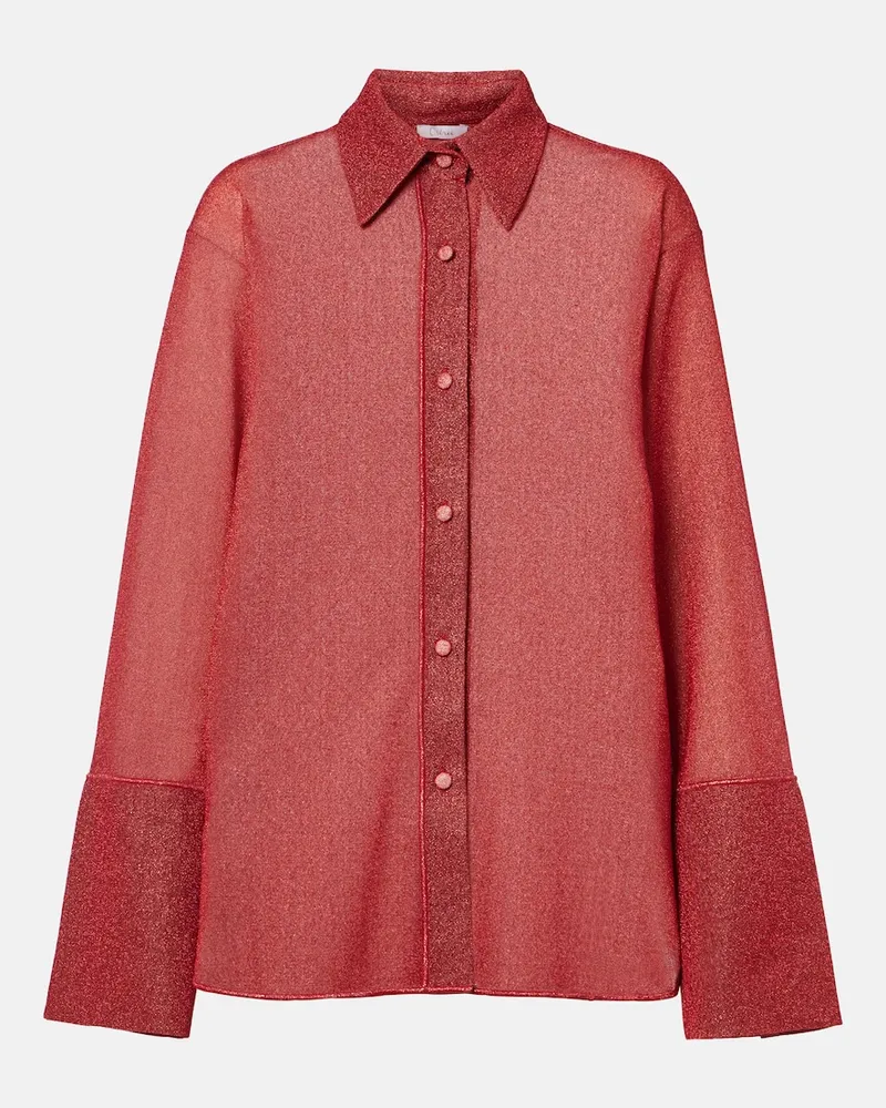 Oséree Oséree Camicia Lumière Rosso