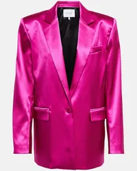 Frame Denim Blazer in raso Rosa