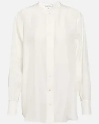 Dorothee Schumacher Blusa Heritage Ease in seta Bianco