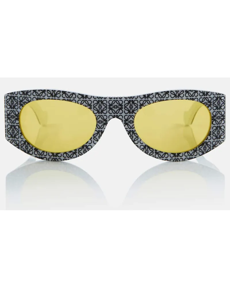 Loewe Occhiali da sole ovali Eye/LOEWE/Nature Nero