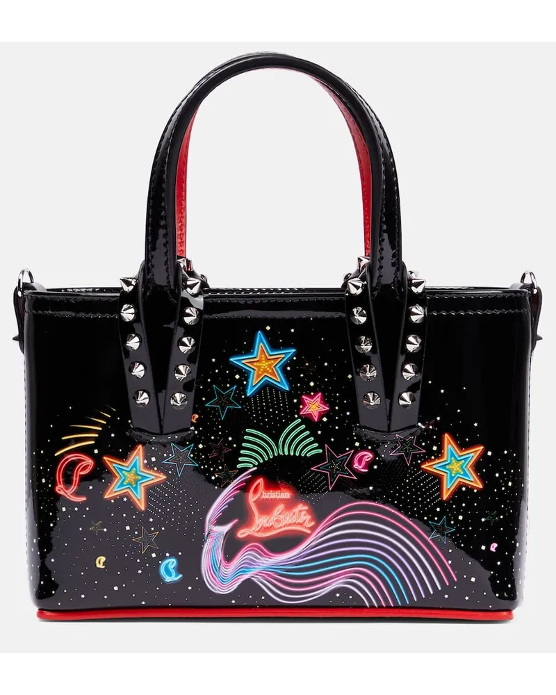 Christian Louboutin Borsa Cabata Mini in pelle Multicolore