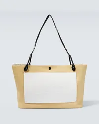 Maison Margiela Borsa con logo Beige