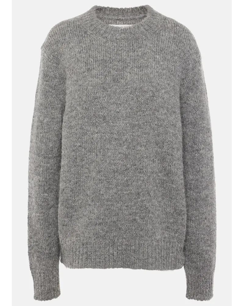 Jil Sander Pullover in misto alpaca Grigio